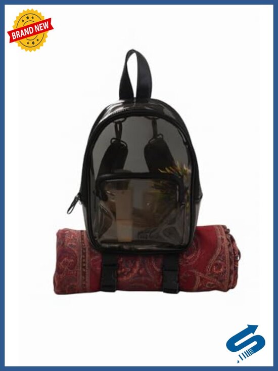 Handbags - Mini Clear TPU Backpack Anti-Theft Convertible Straps Stadium Approved Festival